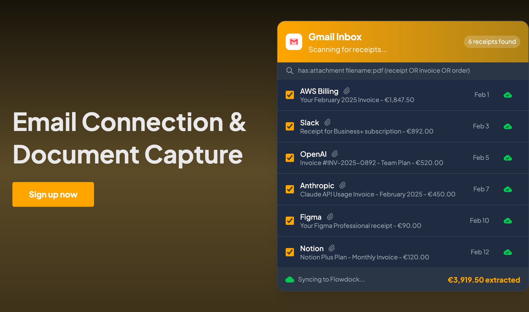 Email Connect Email Connection | Flowdock AI